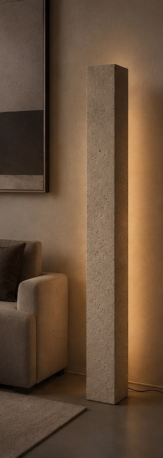 Mimari Seri Dikdörtgen Blok Yer lambası